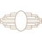 Ekena Millwork Elizabeth Wood Fretwork Pierced Ceiling Medallion, Alder, 16"W x 8"H x 4 3/8"IW x 7 5/8"IH x 3/8"T CMWP16X08X0375EBAL - alternate 2
